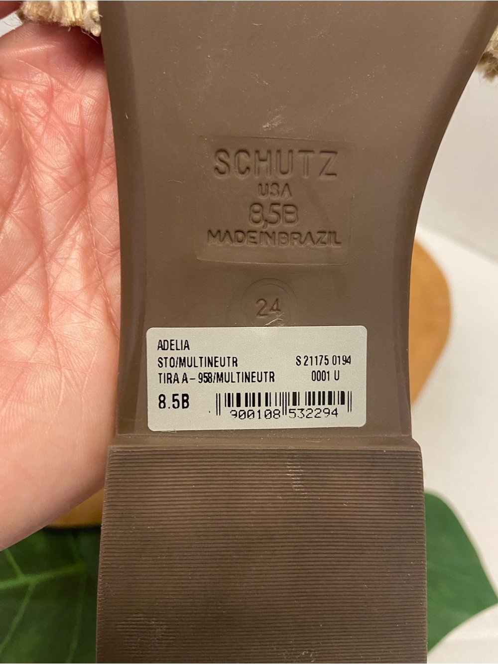 SCHUTZ Adelina Sandal Slide in Neutral - Picture 6 of 7